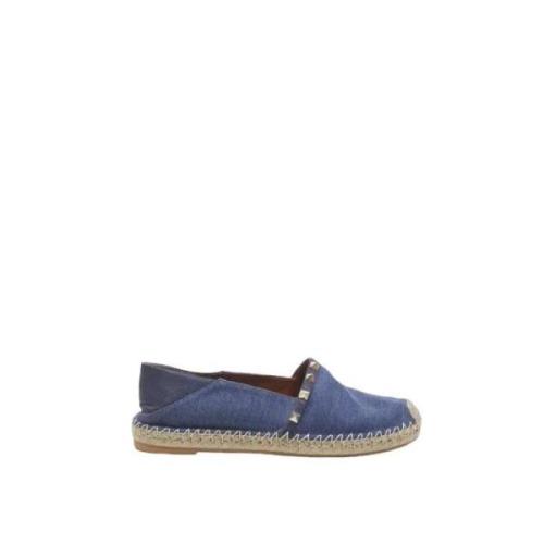 Pre-owned Blått stoff Valentino Espadrilles