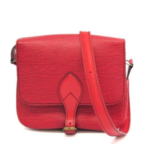 Pre-owned Rødt skinn Louis Vuitton Cartouchiere