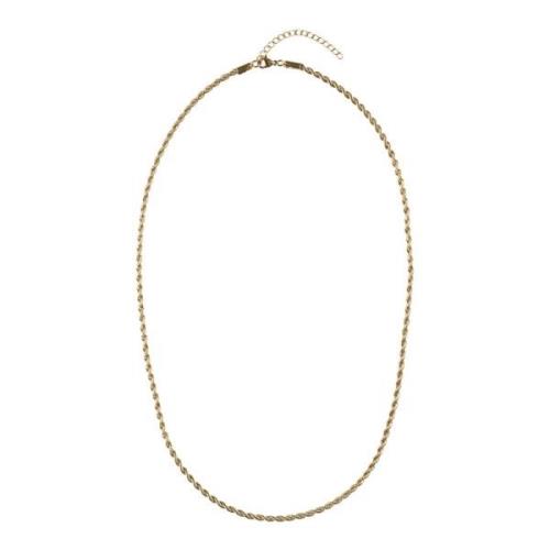Twisted Chain Necklace Gold