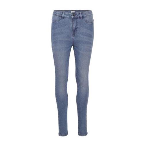 Lys Blå Denim Skinny-Fit Jeans