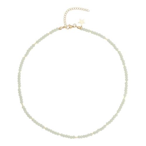 Ocean Green Crystal Bead Necklace
