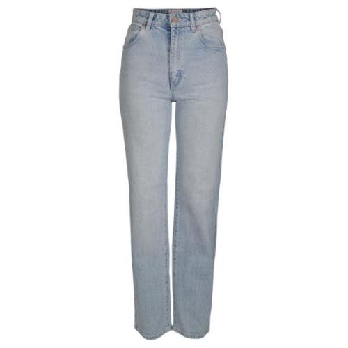 Blå A-Brand Jeans A-Brand High Straight Gina Bukse