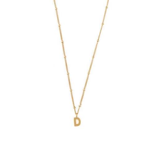 Initial D Satellite Chain Neck - Pale Gold