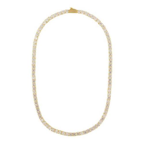 Gold Orelia Tennis Necklace Gold Jewelry
