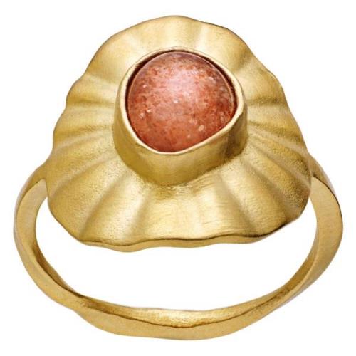 Gull Lotus Ring Smykker