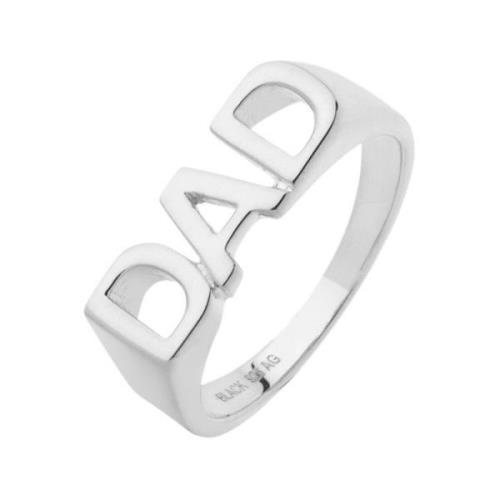 Sølv Dad Ring - Elegante og Raffinerte Smykker