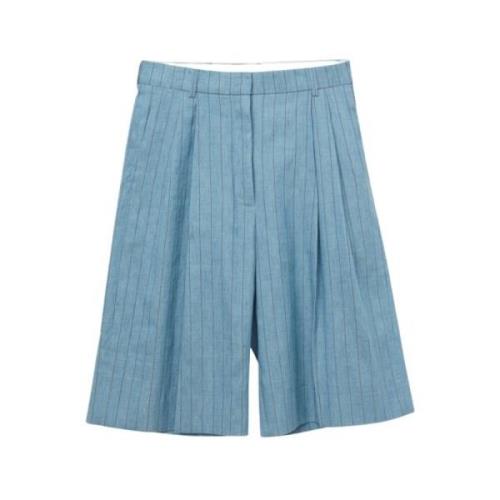Sommer Pinstripe Høytlivs Shorts