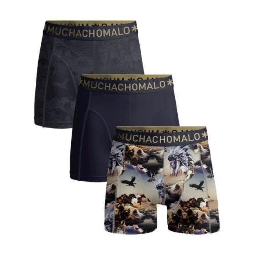 Blå Muchachomalo Bear3-Pack Boxershorts Undertøy