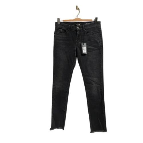 Pre-owned Svart bomull Saint Laurent Jeans