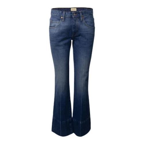 Pre-owned Blå bomull Gucci Jeans