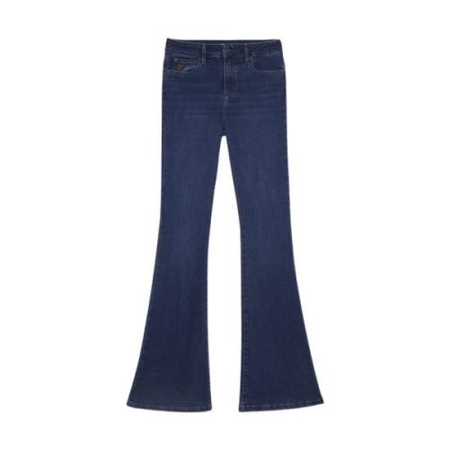 Mørkeblå Bootcut Jeans