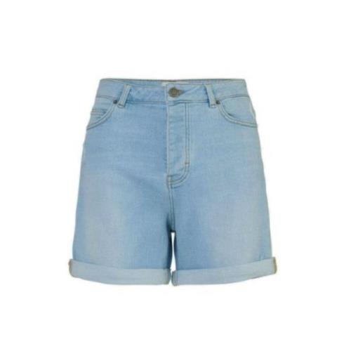 Blå Denim Shorts, Abby Midi Shorts 241