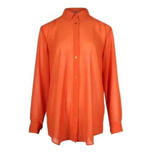 Pre-owned Orange Polyester Akne Studios skjorte