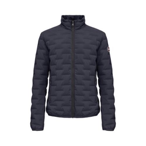 Blå Colmar Quilted Jacket With Padded Collar Yttertøy