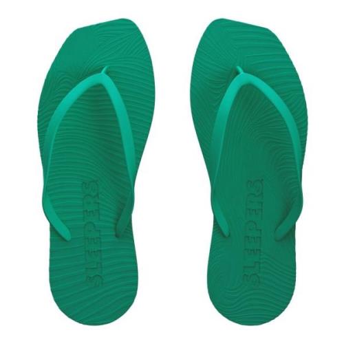 Tapered Emerald Flip Flops