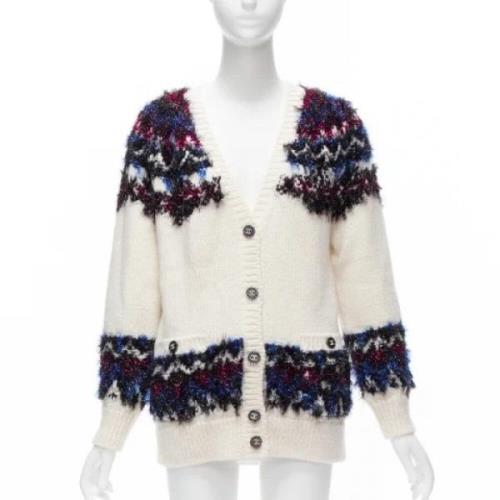 Pre-owned Flerfarget stoff Chanel Cardigan