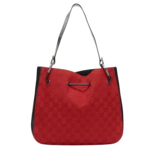 Pre-owned Rødt stoff Gucci Tote