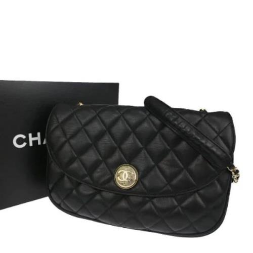 Pre-owned Svart skinn Chanel Crossbody veske