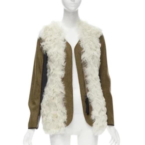 Pre-owned Beige Fur Marni Frakk