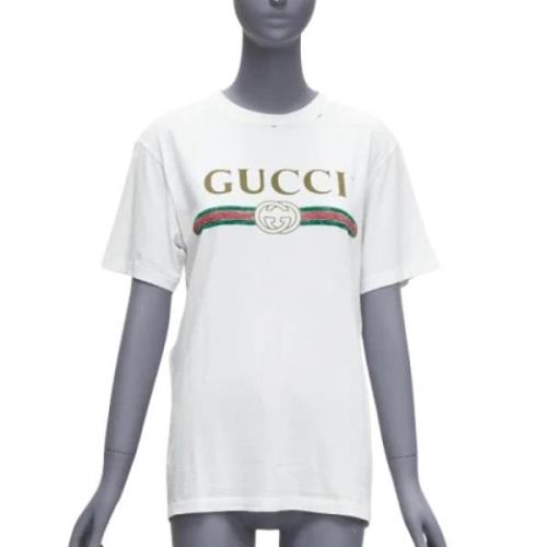 Pre-owned Hvit bomull Gucci topp