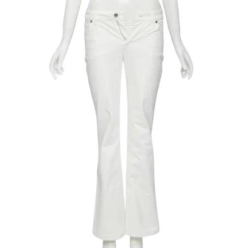 Pre-owned Hvit denim Louis Vuitton Jeans