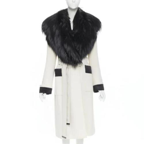 Pre-owned Hvit ull Tom Ford Coat