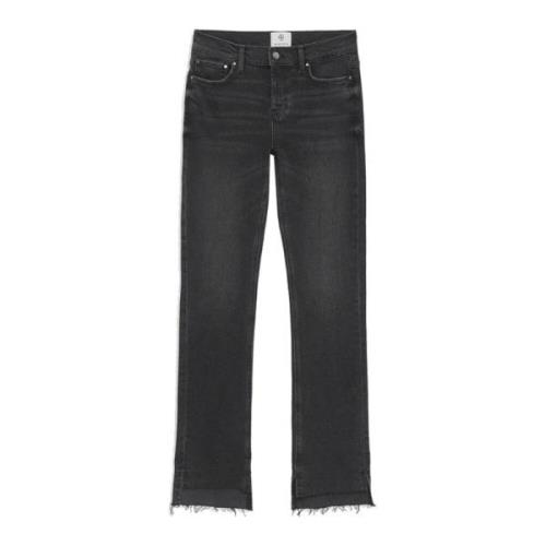 Vintage Black Wash Flare Jeans