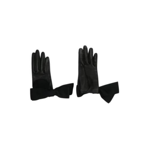 Pre-owned Louis Vuitton-hansker i svart skinn