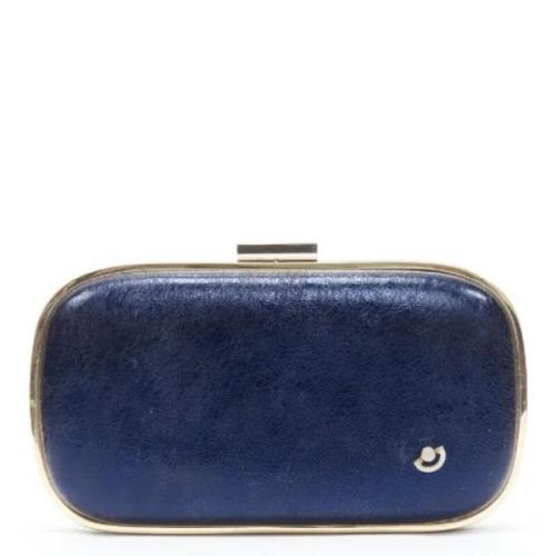 Pre-owned Blått skinn Anya Hindmarch veske