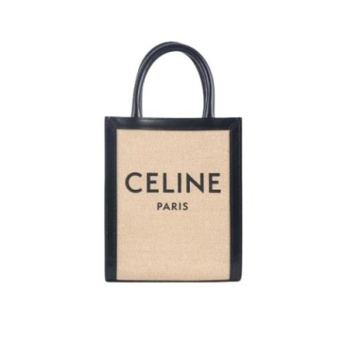 Pre-owned Beige Canvas Celine veske