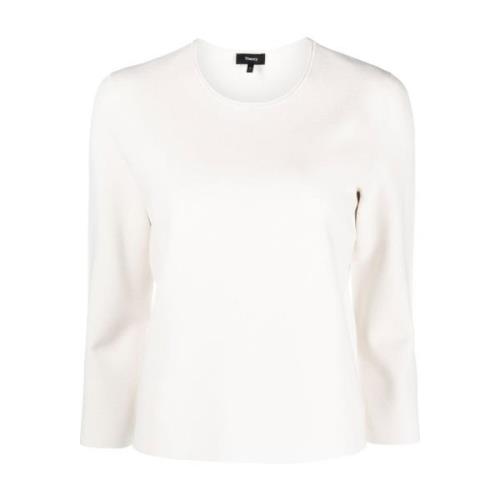 Hvit Crew Neck Jumper