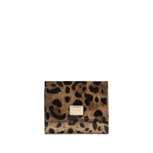 Leopardmønstret Bifold Lommebøker