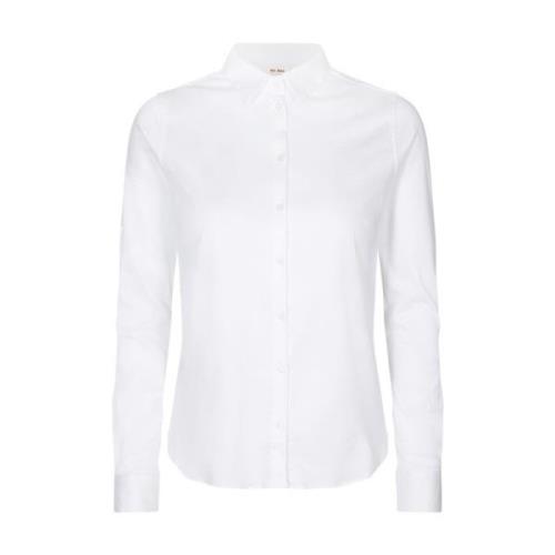 Hvit Tina Jersey Skjorte
