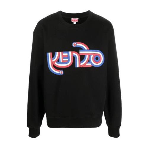 Sorte Sweaters med Kenzo Logo