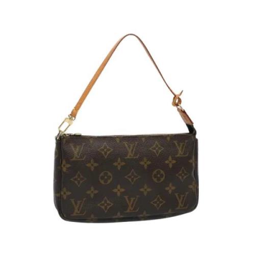 Pre-owned Brun bomull Louis Vuitton Clutch tilbehor