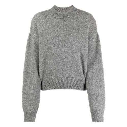 Grå Alpakka Ull Jumper