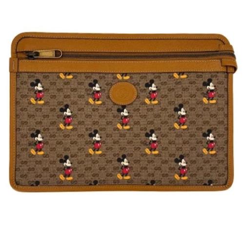 Pre-owned Flerfarget lerret Gucci Clutch