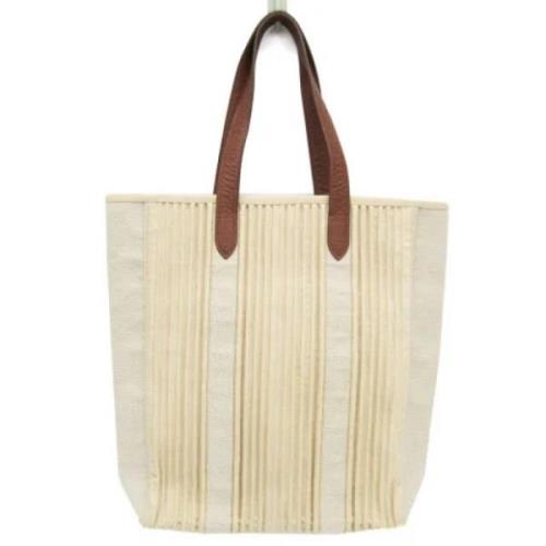 Pre-owned Beige bomull Hermes Tote