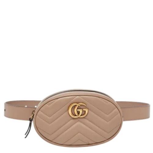 Pre-owned Beige skinn Gucci Marmont