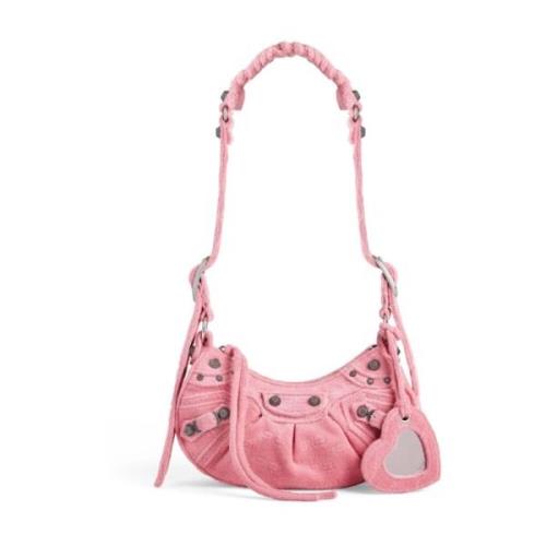 Flamingo Pink Mini Le Cagole Skulderveske