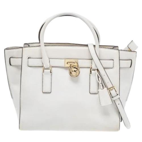 Pre-owned Hvitt skinn Michael Kors Tote