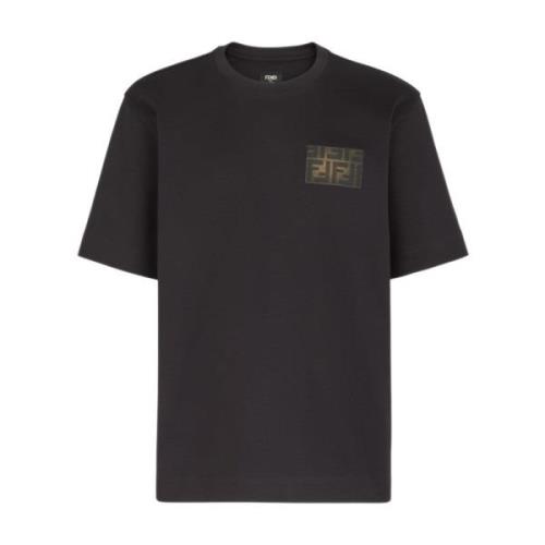 Canvas Patch Crew-neck T-skjorter og Polos