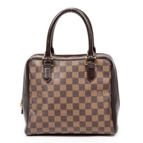 Pre-owned Brunt lerret Louis Vuitton Brera