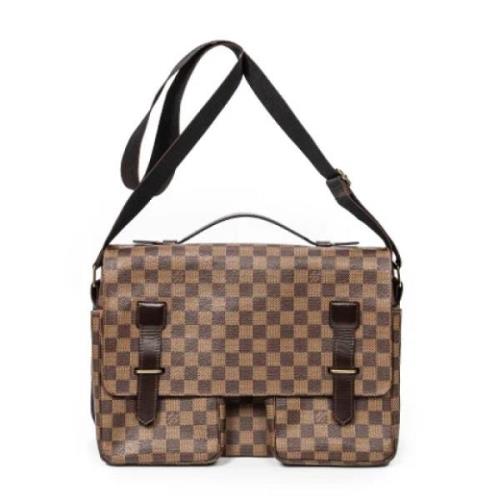 Pre-owned Brunt stoff Louis Vuitton Broadway