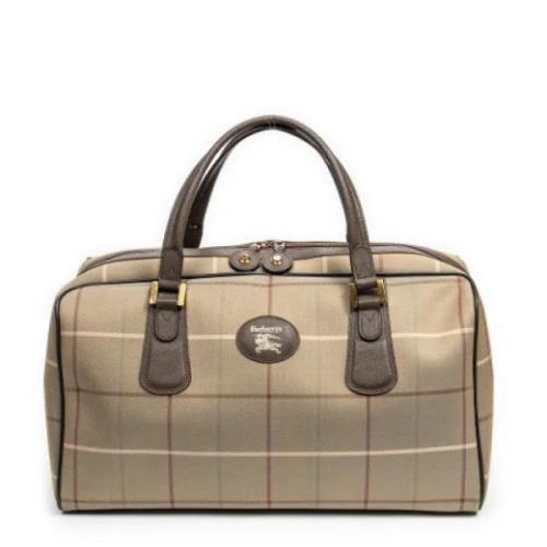 Pre-owned Gront lerret Burberry Boston Bag