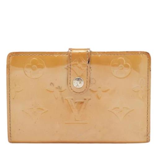 Pre-owned Beige skinn Louis Vuitton lommebok