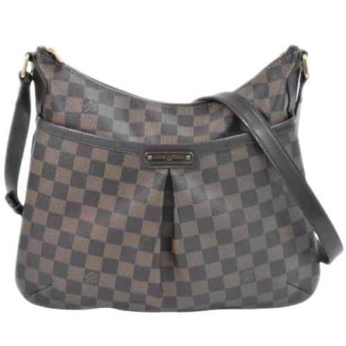 Pre-owned Brunt lerret Louis Vuitton Bloomsbury