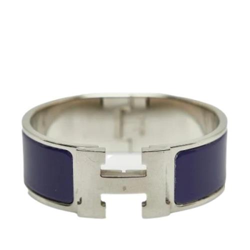 Pre-owned Lilla Hermes armband i metall