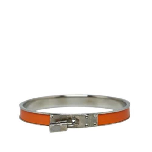 Pre-owned Hermes armband i solvskinn