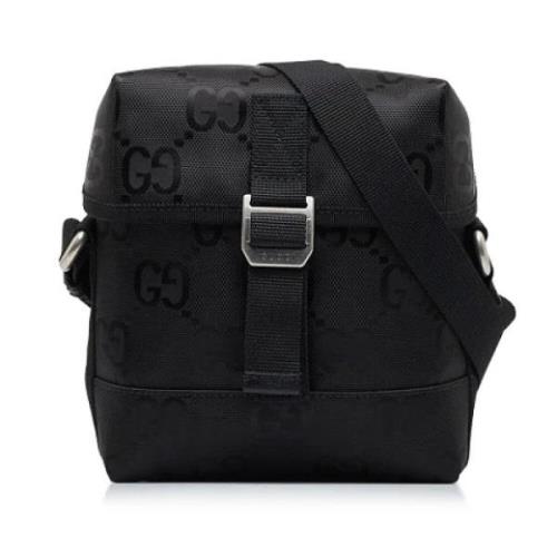 Pre-owned Svart nylon Gucci Messenger Bag